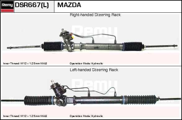 DELCO REMY Рулевой механизм DSR678L